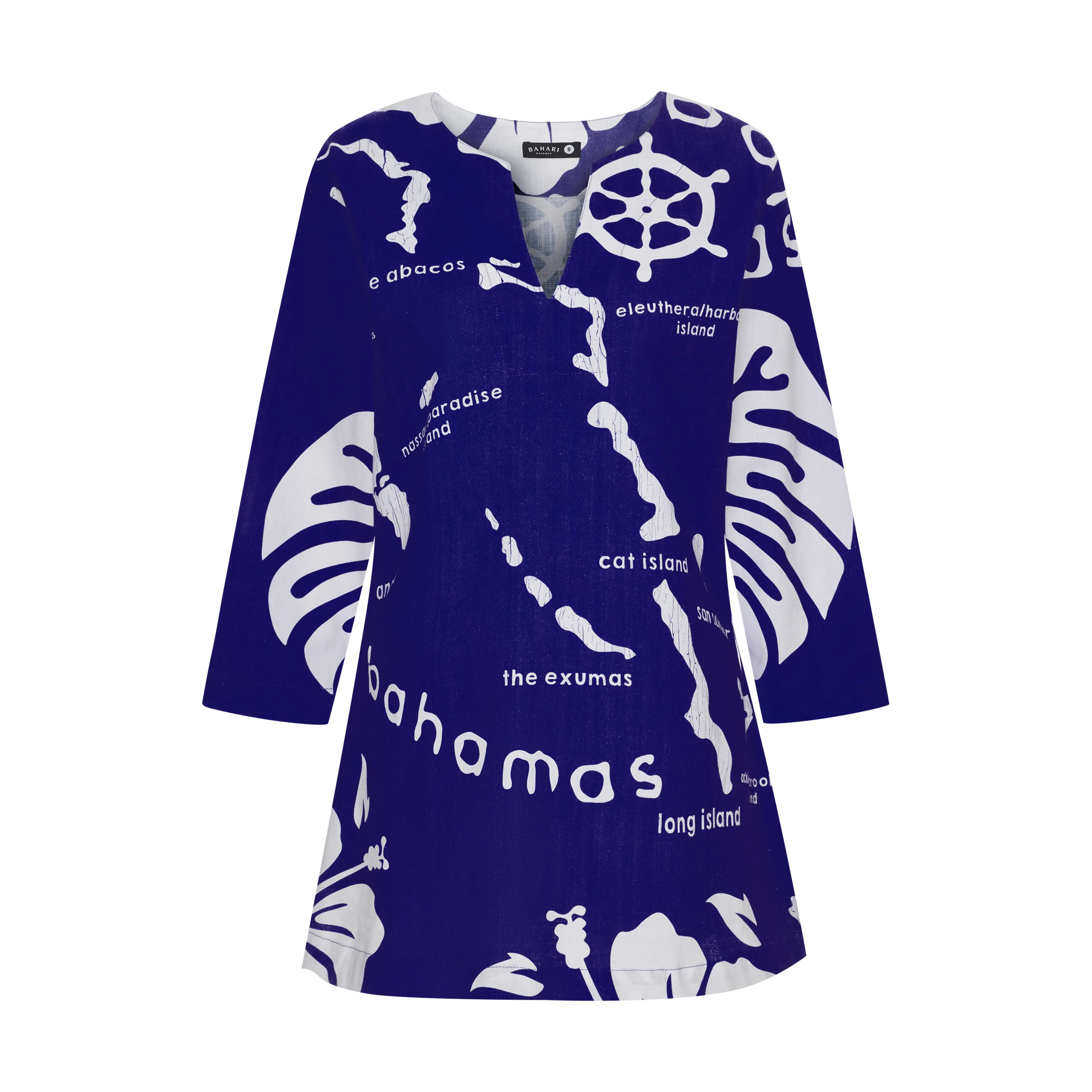 THE ARCHIPELAGO TUNIC- NAVY