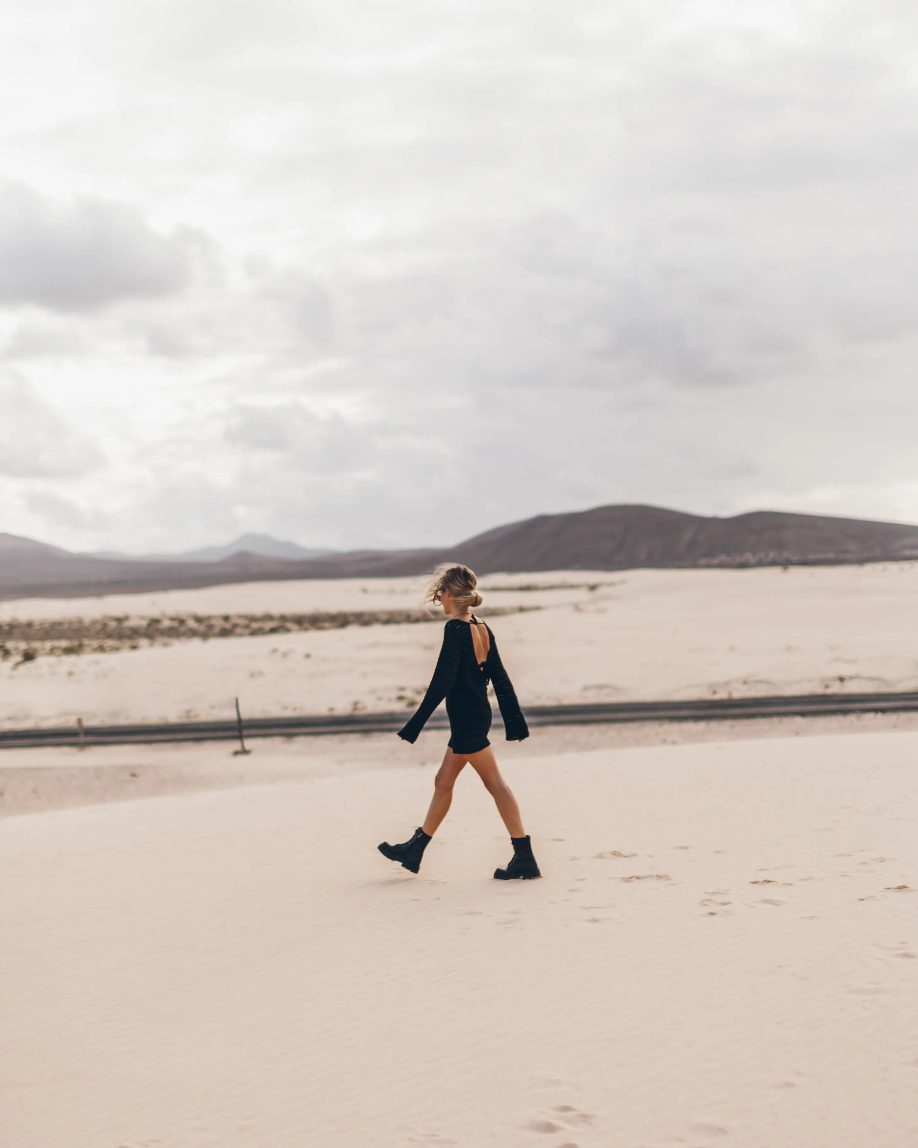 The Dark Boho Knit Dress