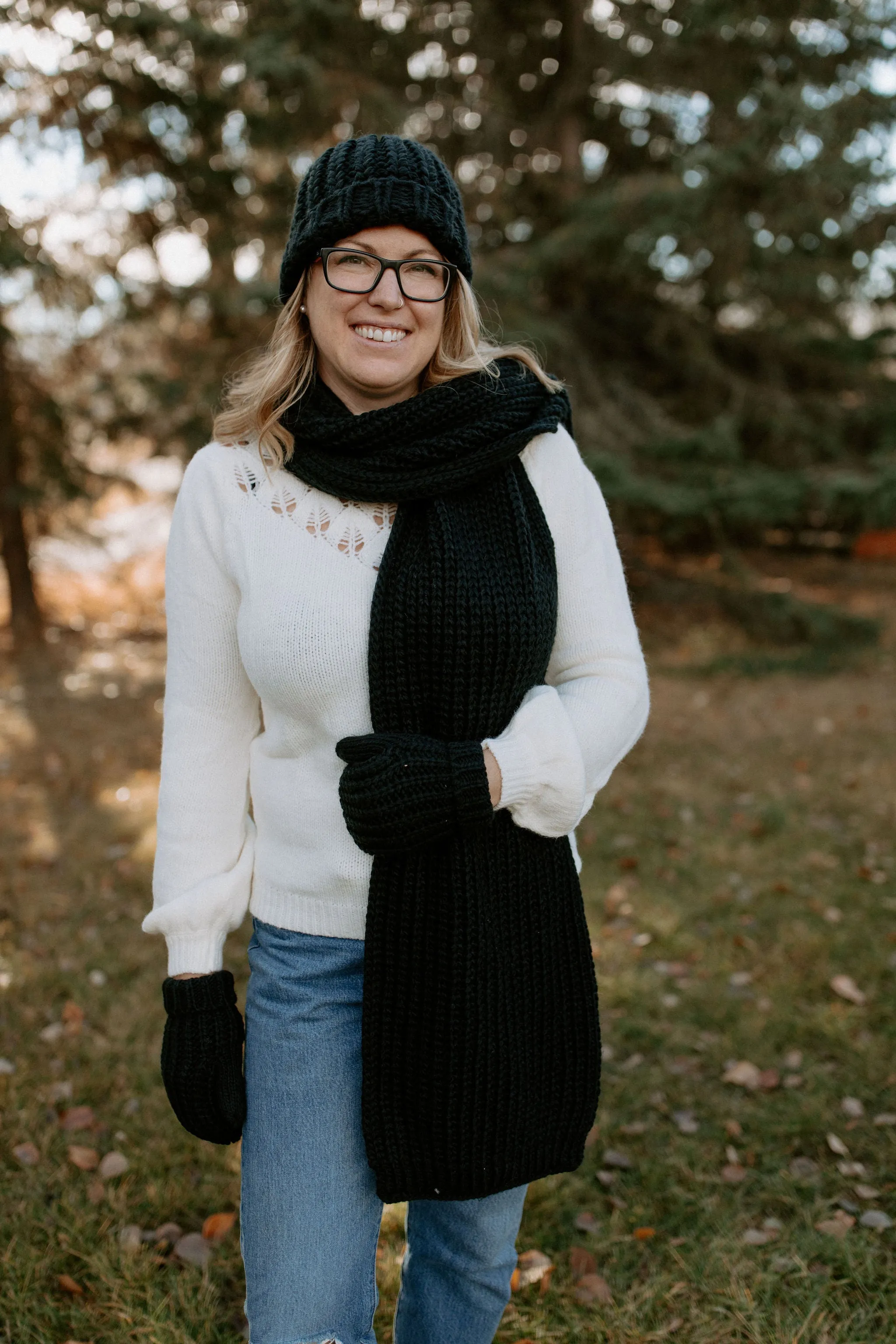 The Montana Chunky Knit Toque - Black