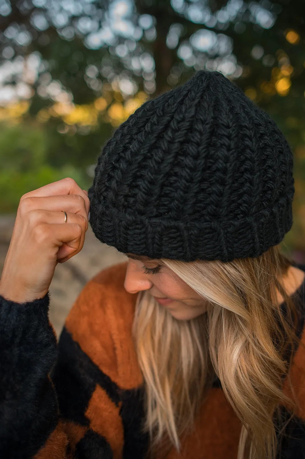 The Montana Chunky Knit Toque - Black