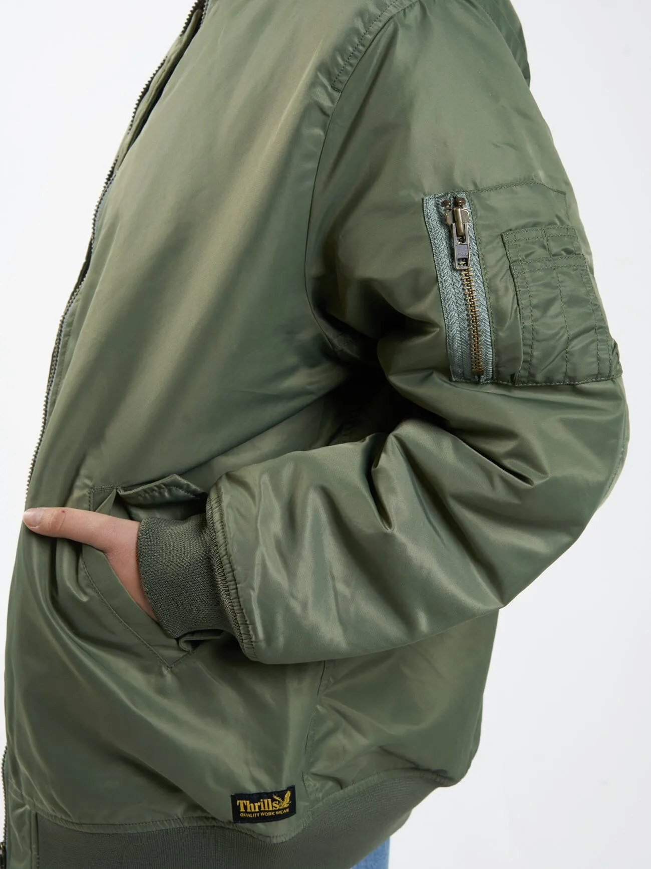 Thrills Union Oversized Bomber - Mild Army