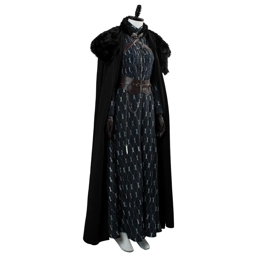 Thrones 8 Sansa Stark Woman Halloween Costume Cosplay Costume