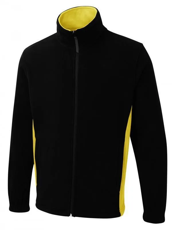 UC617 - Two Tone Full Zip Fleece Jacket