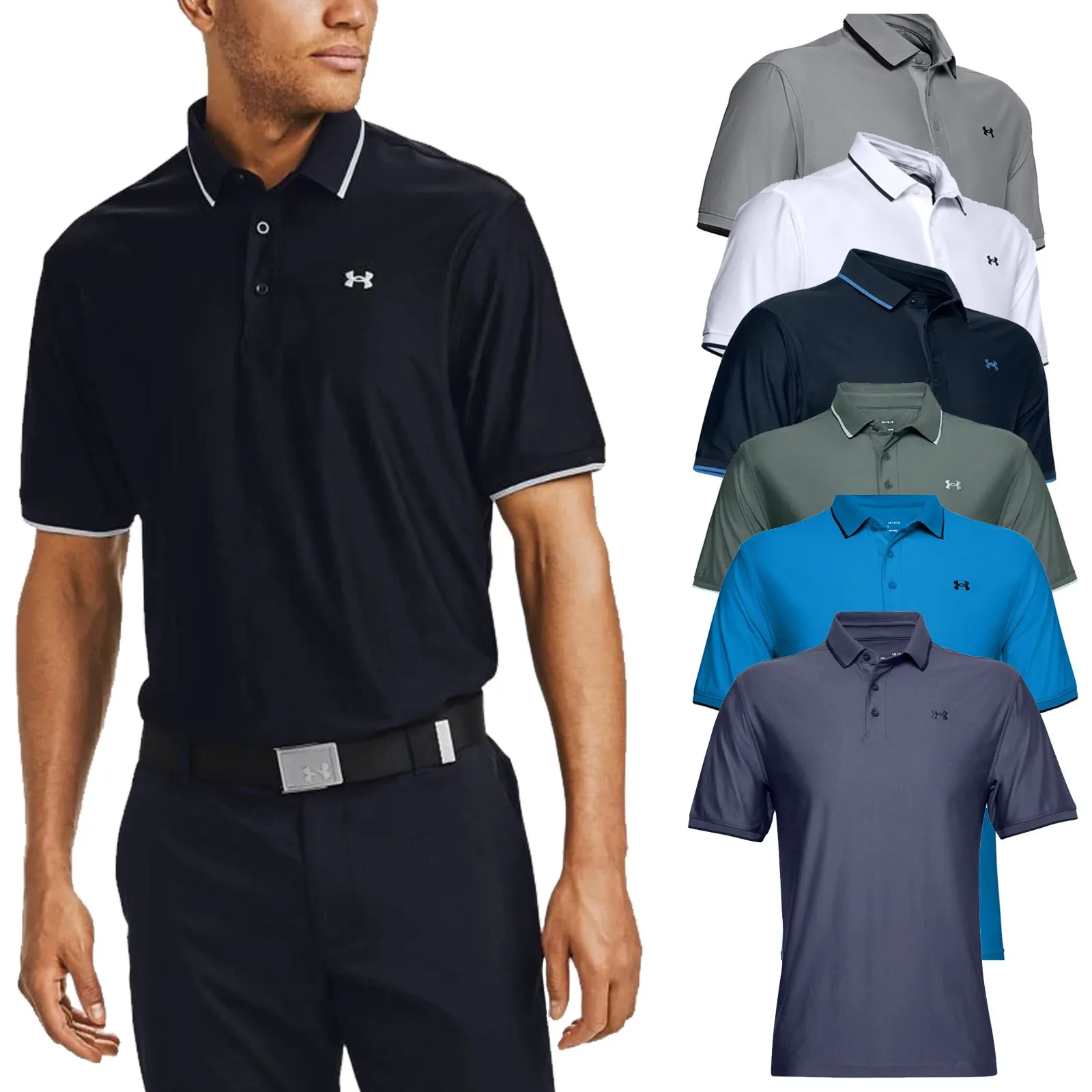 Under Armour Mens Playoff Pique Polo Shirt