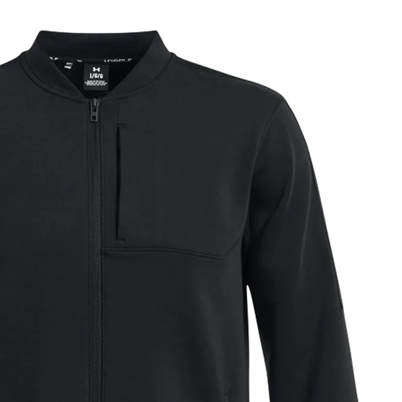 UNDER ARMOUR Tour Tips Full-Zip Men's Bomber Jacket (Black)