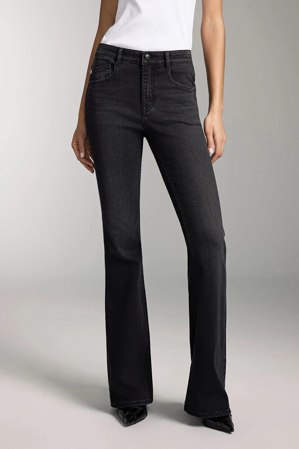 Vintage Black Flared Jeans