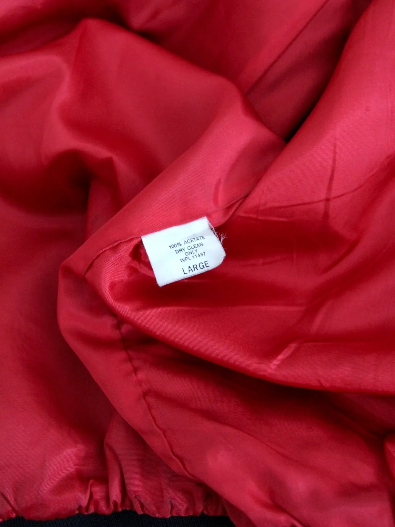 vintage CFI satin club jacket