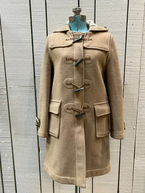 Vintage Gloverall Tan Duffle Coat, Made in England, Size 40 EUR