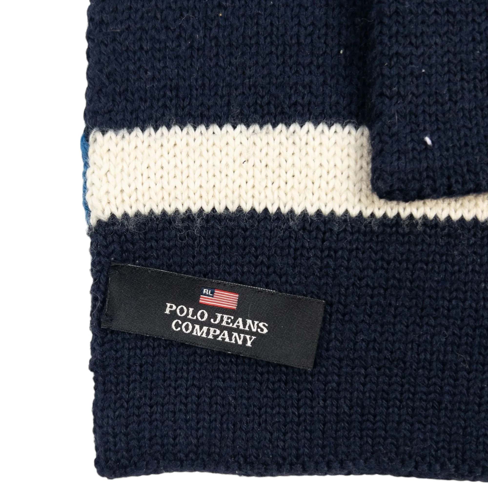 Vintage Ralph Lauren Polo Jeans Knit Scarf