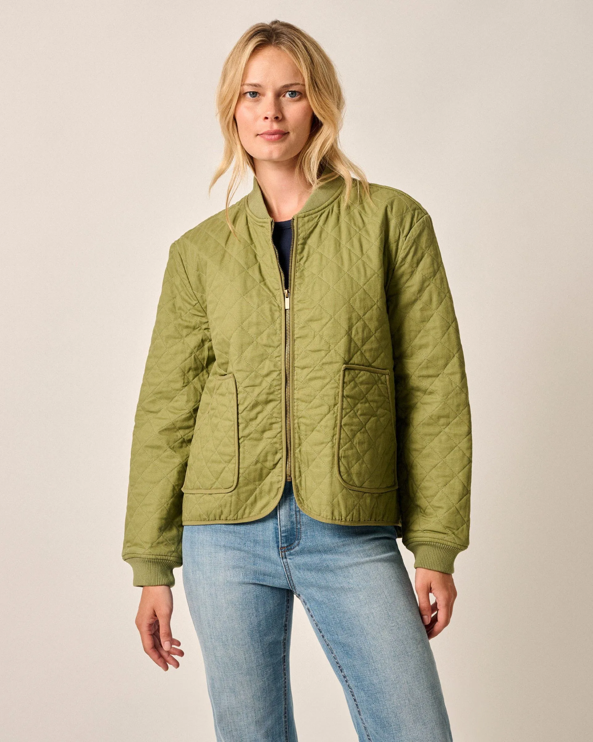 Vivian Quilted Bomber Jacket