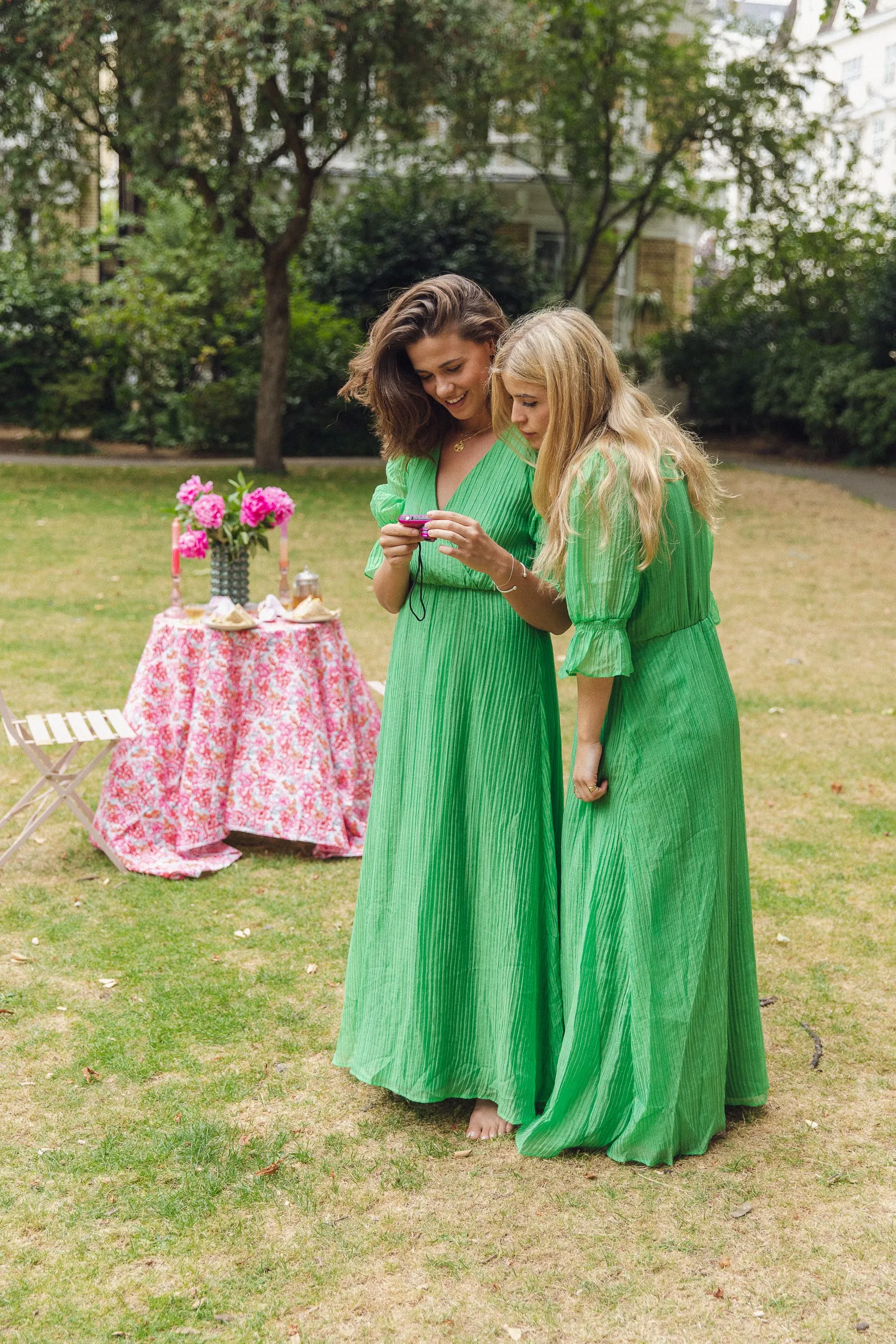 Wafty Maxi Dress | Green