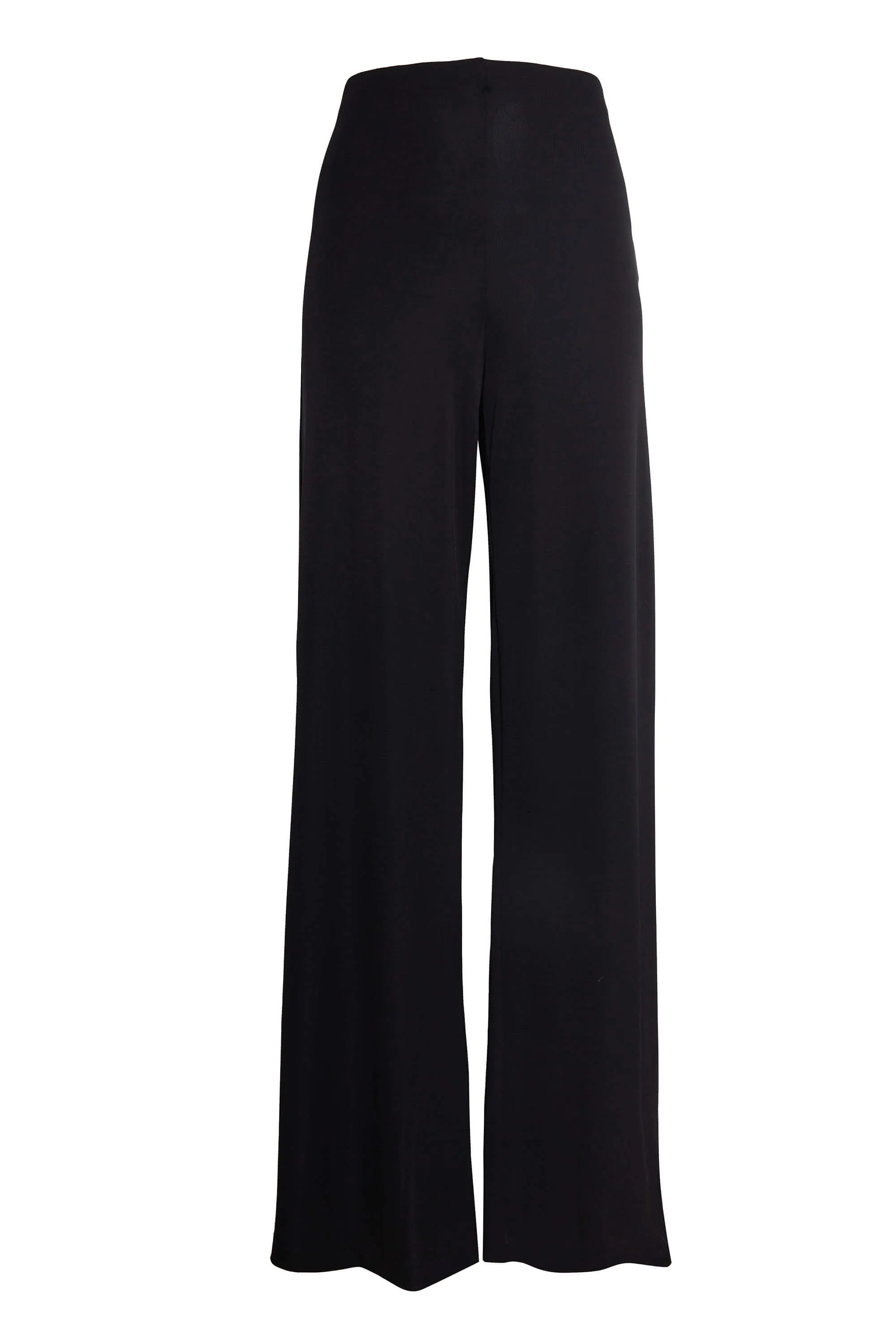 Wide Leg Palazzo Trousers Black