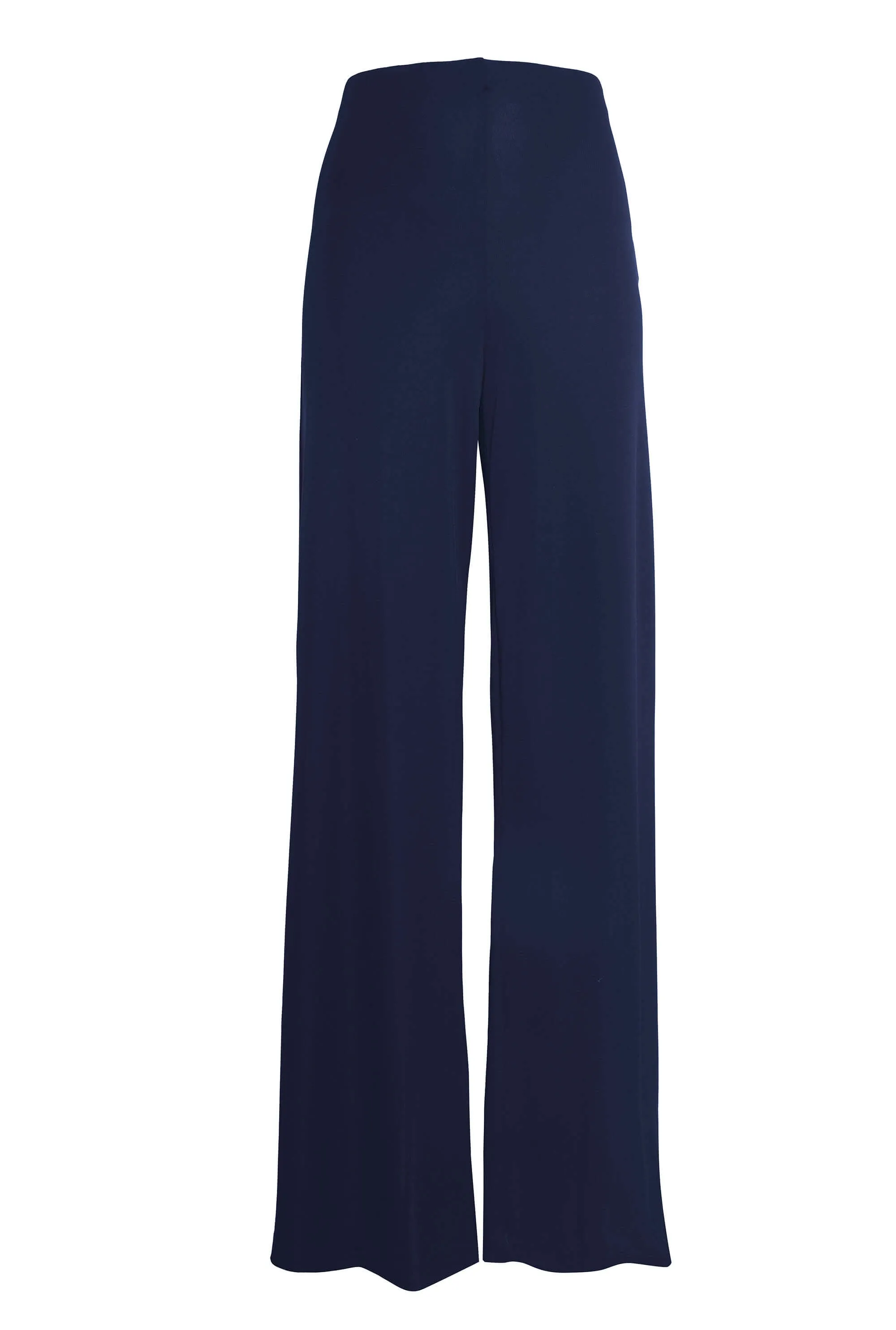 Wide Leg Palazzo Trousers Navy