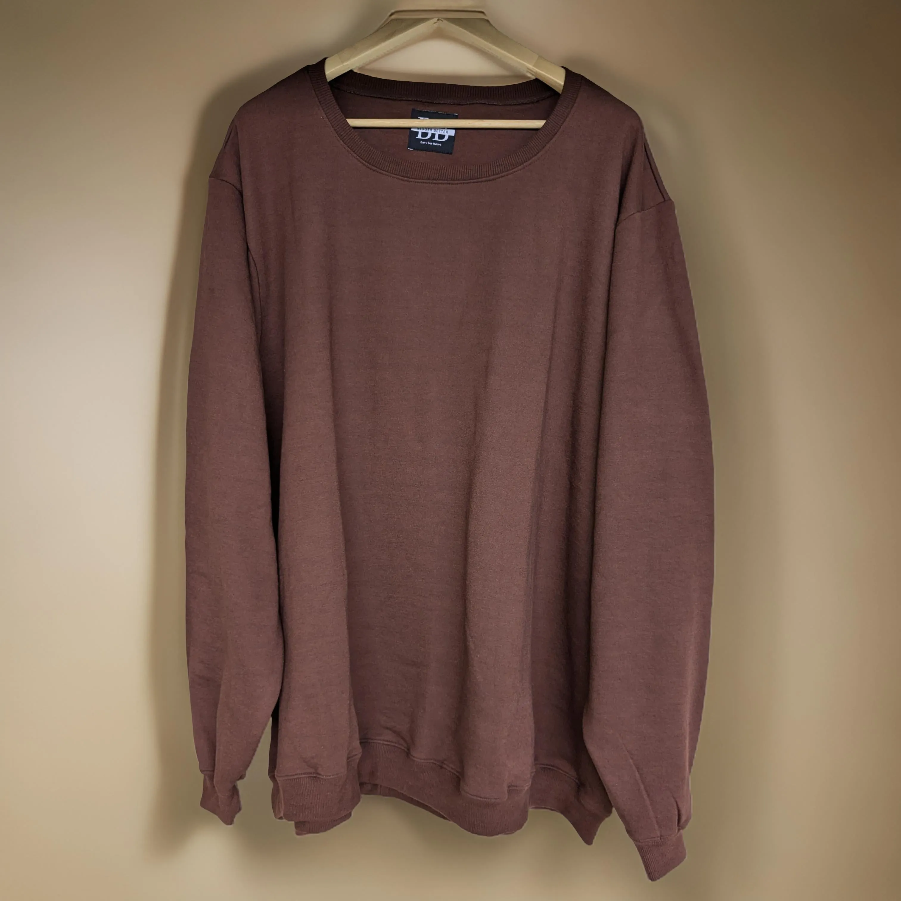 Winter Brown Fleece Sweatshirt