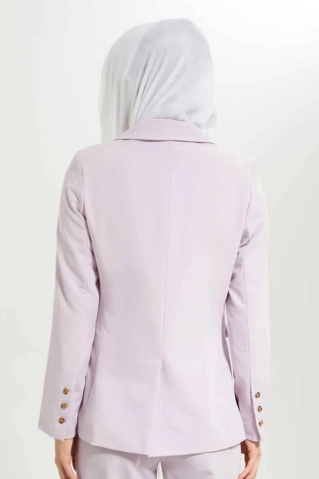 Women Lilac Tailored Jacket