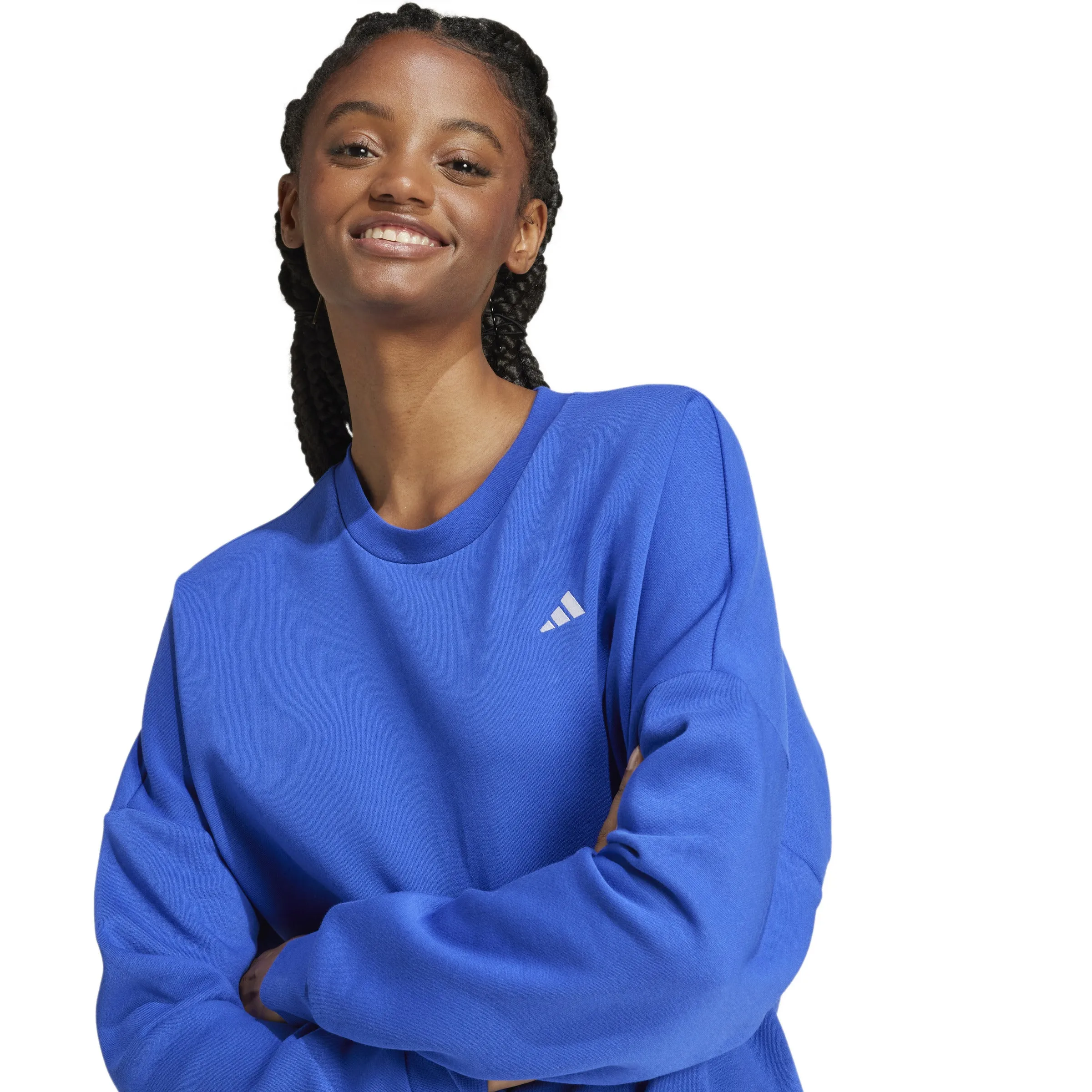 Women's Adidas Essentials Small Logo Feel Cozy Sweatshirt