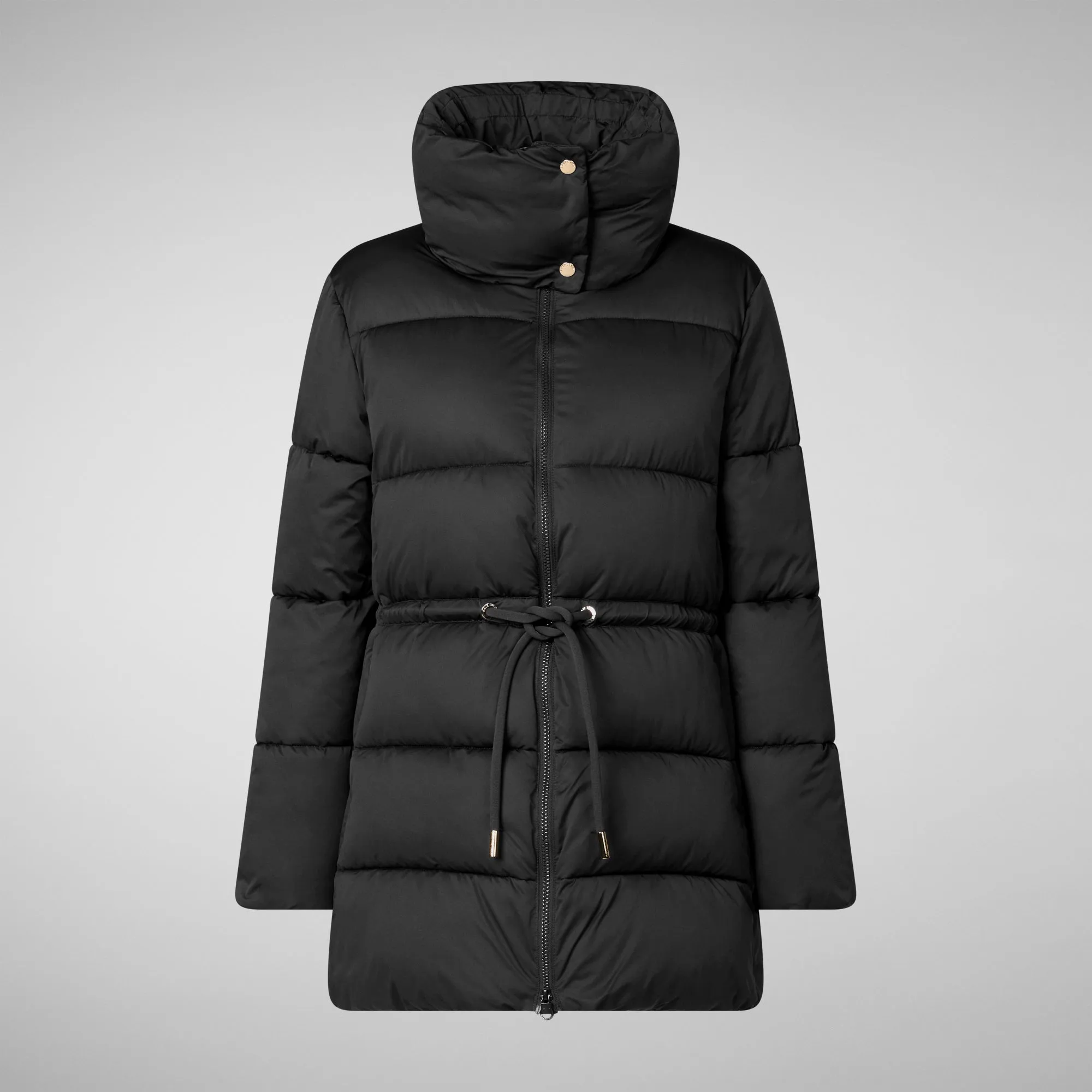 Women's animal free puffer jacket Petunia in black