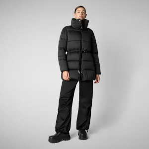 Women's animal free puffer jacket Petunia in black