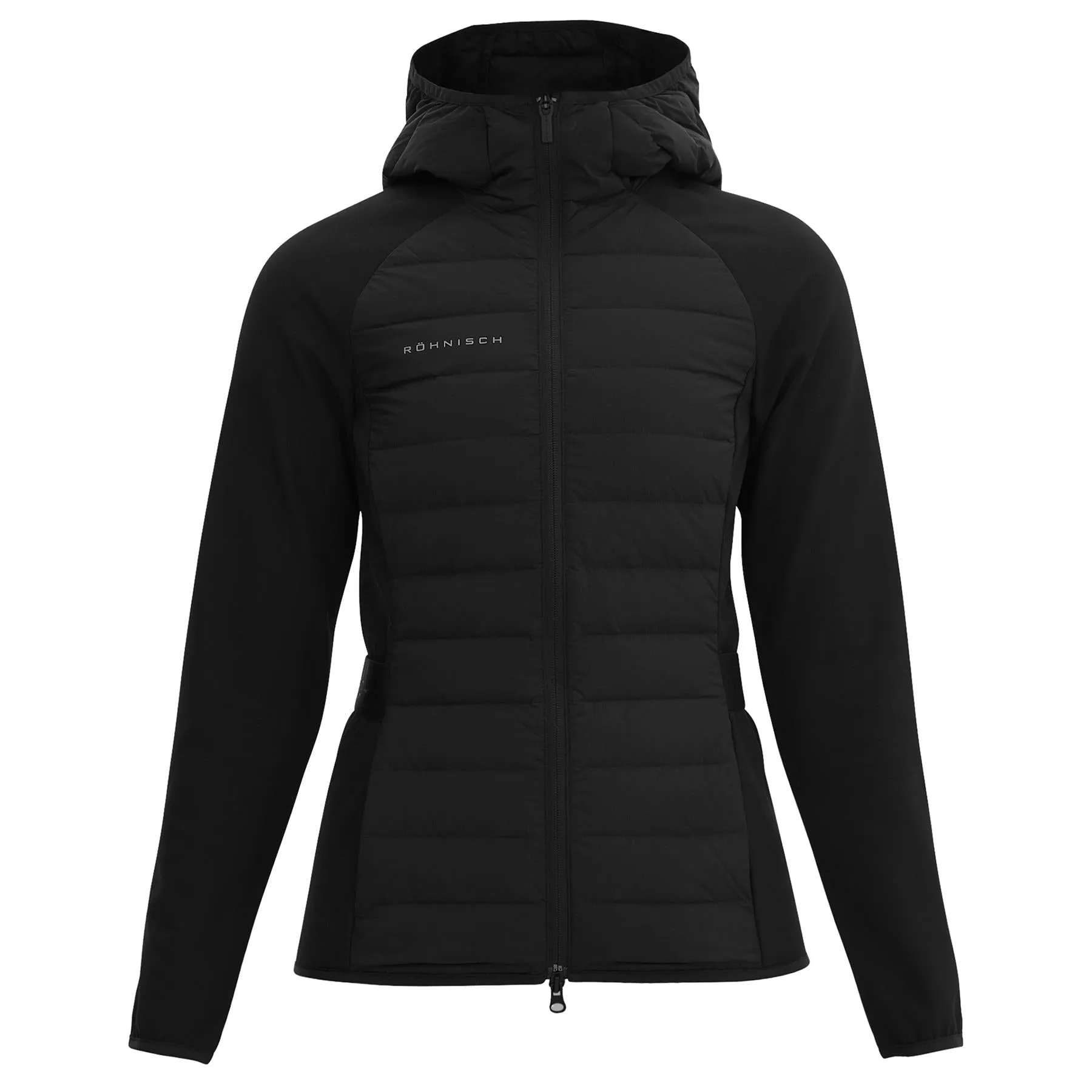 Womens Force Hooded Hybrid Jacket Black - AW24