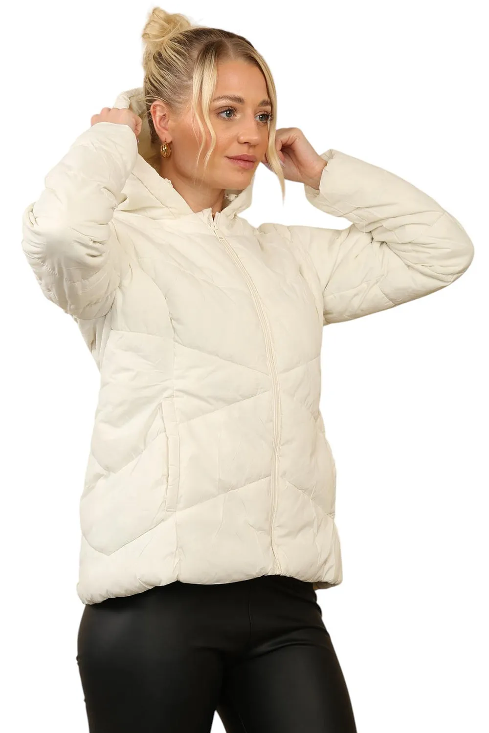 Womens Hooded Puffer Jacket