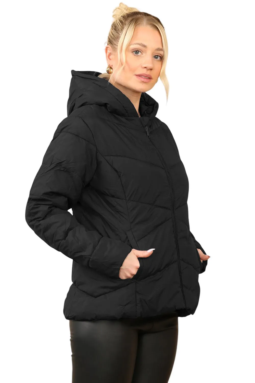 Womens Hooded Puffer Jacket