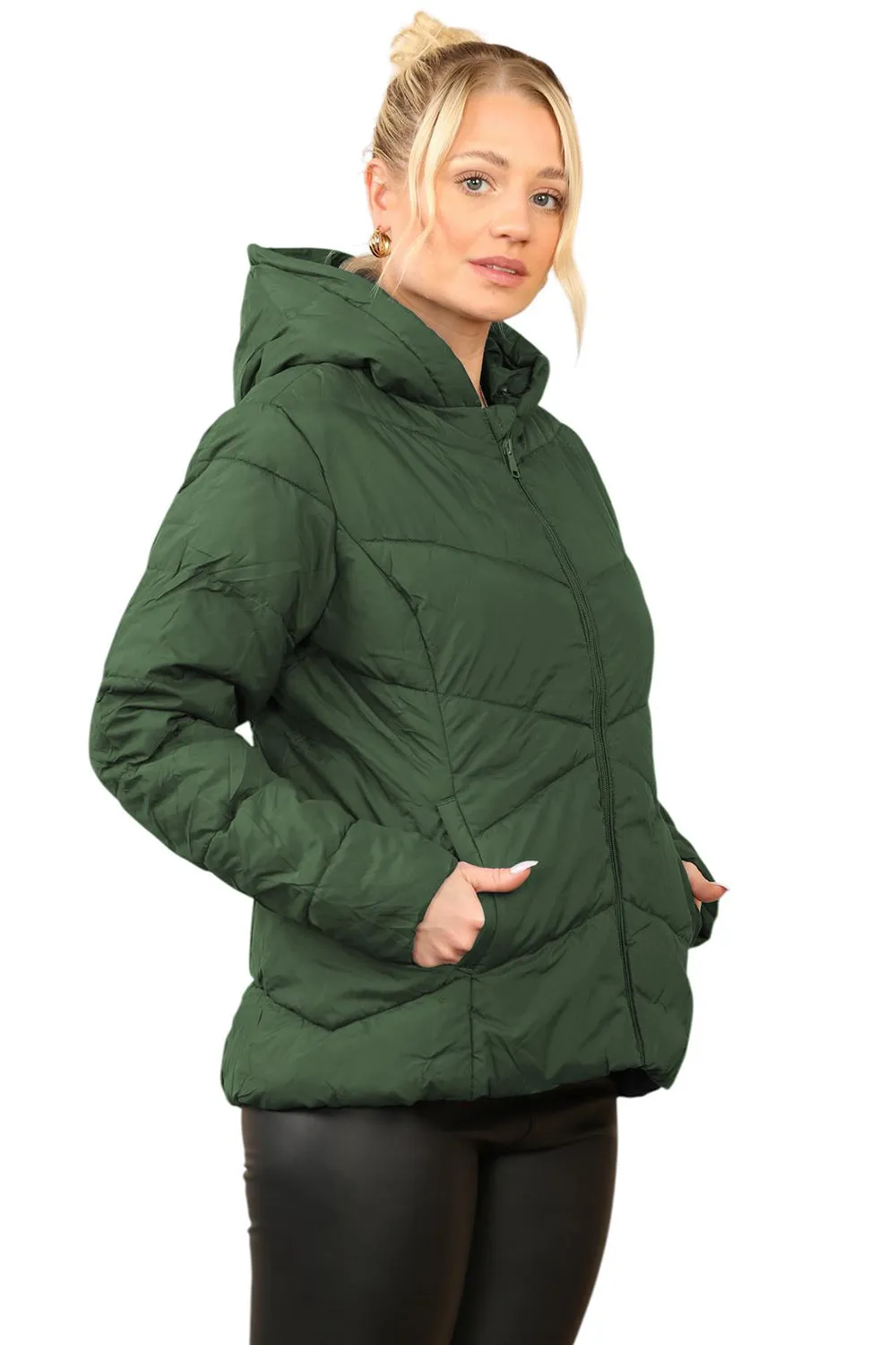 Womens Hooded Puffer Jacket