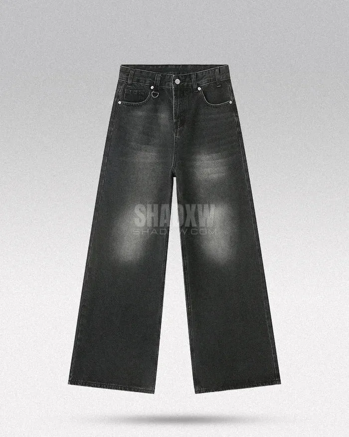 Y2K Black Distressed Jeans