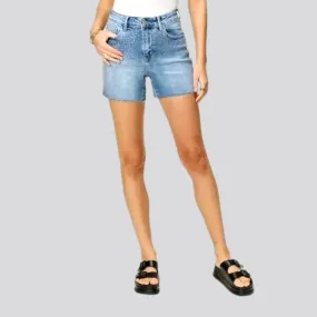 Y2k slim women's jeans shorts