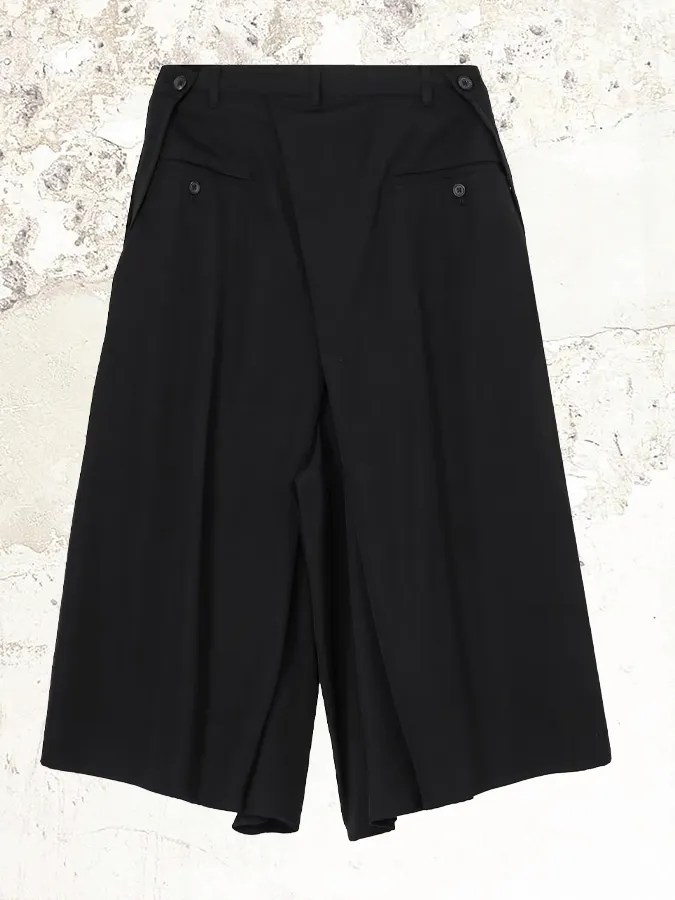 Yohji Yamamoto gabardine hakama trousers