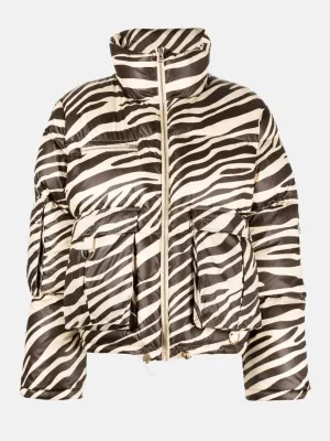 Zebra Down Puffer Jacket